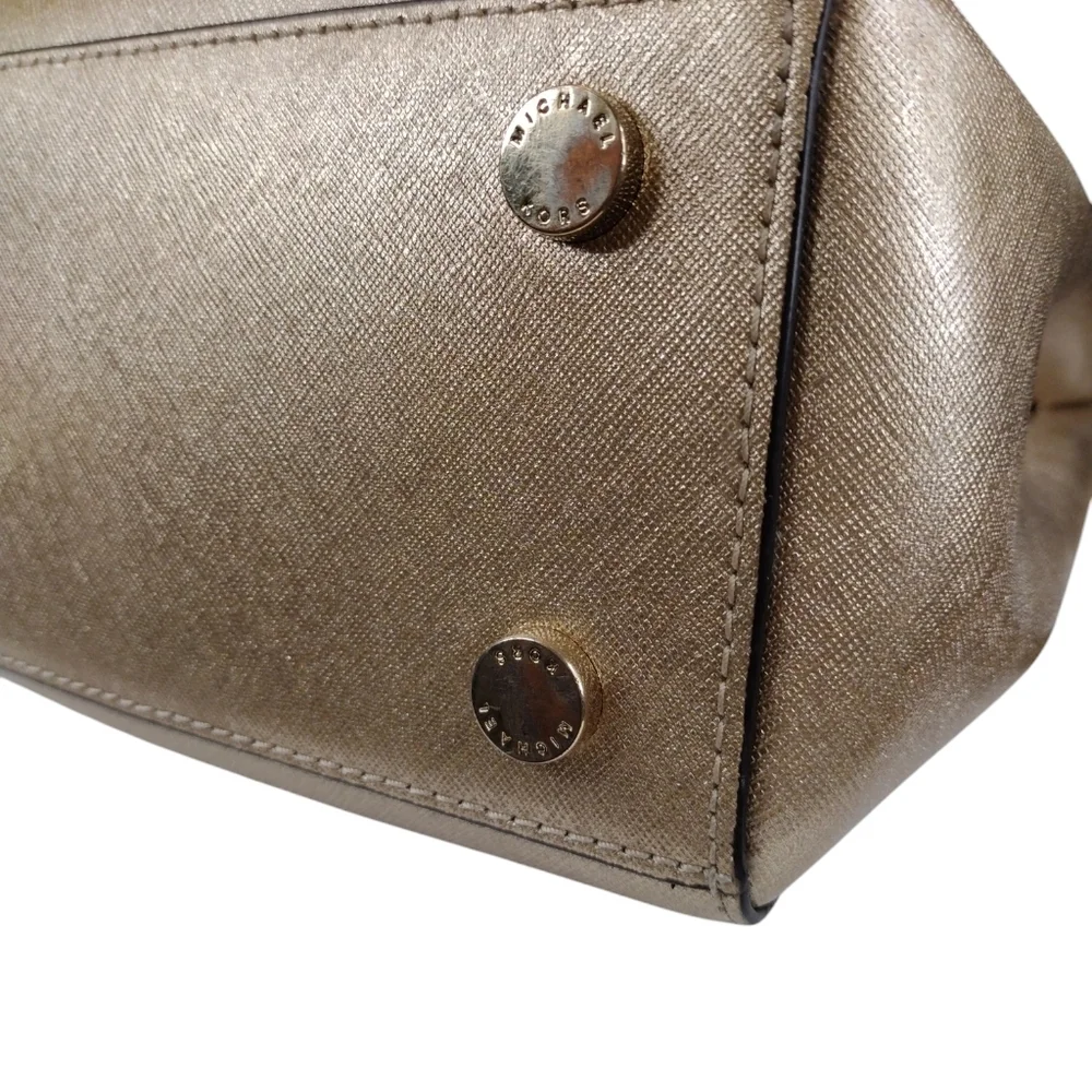 Michael Kors Metallic Gold Retired Satchel